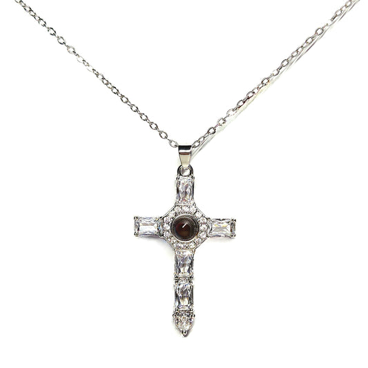 Faith in Light - Photo Projection Cross Necklace