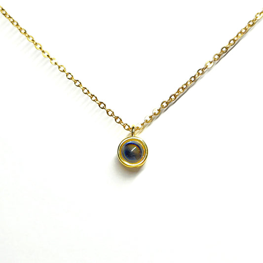 Whisper of Light – Photo Projection Halo Necklace