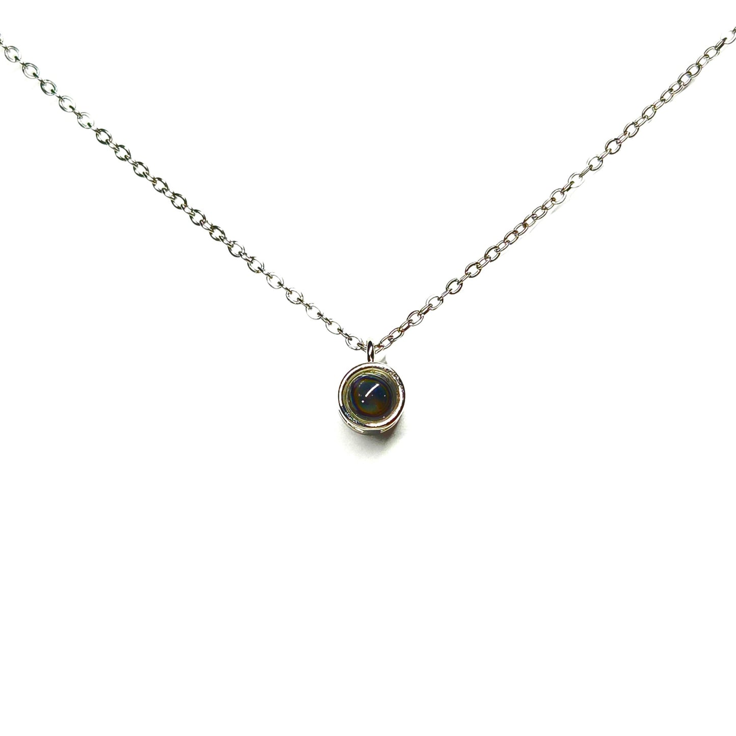 Whisper of Light – Photo Projection Halo Necklace