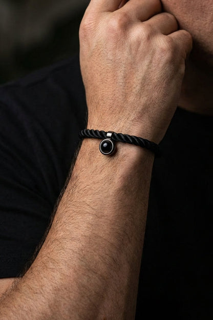 Personalised Classic Rope Photo Projection Bracelet